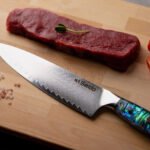 Awabi Damascus Chef Knife Set - Image 8