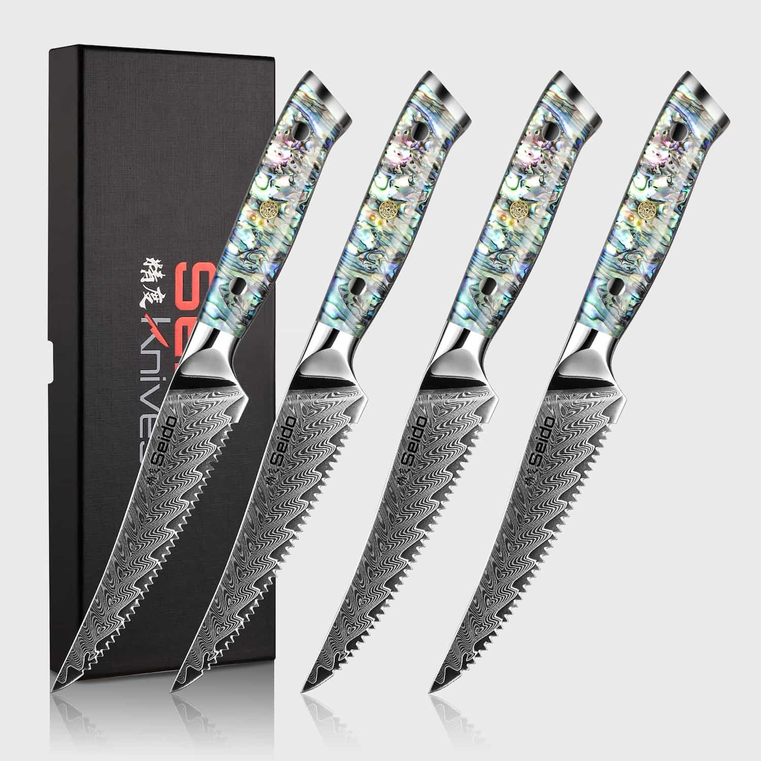 Awabi_Serrated_Steak_Knives_1.jpg Awabi Serrated Steak Knives - Image 1