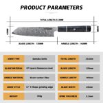 Epokishi AUS-10 Santoku - Image 8