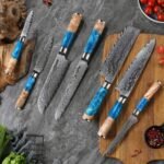 Executive Japanese Damascus Steel Knife Set - Image 11