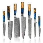 Executive Japanese Damascus Steel Knife Set - Image 3