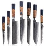 Hanikamu VG10 Damascus Chef Knife Set - Image 7