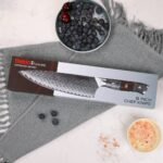 Inferuno Gyuto AUS 10 Steel Damascus Chef Knife - Image 12