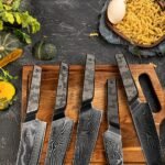 Meisai Damascus Chef Knife Set - Image 16
