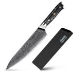 Takoizu 8 Gyuto Chef Knife with Black Handle - Image 4