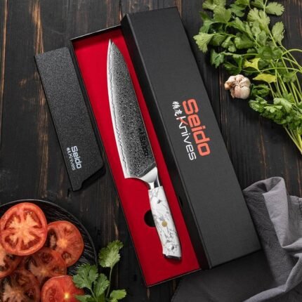 Takoizu Gyuto Chef Knife. White