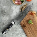 Takoizu 8 Gyuto Chef Knife with Black Handle - Image 6