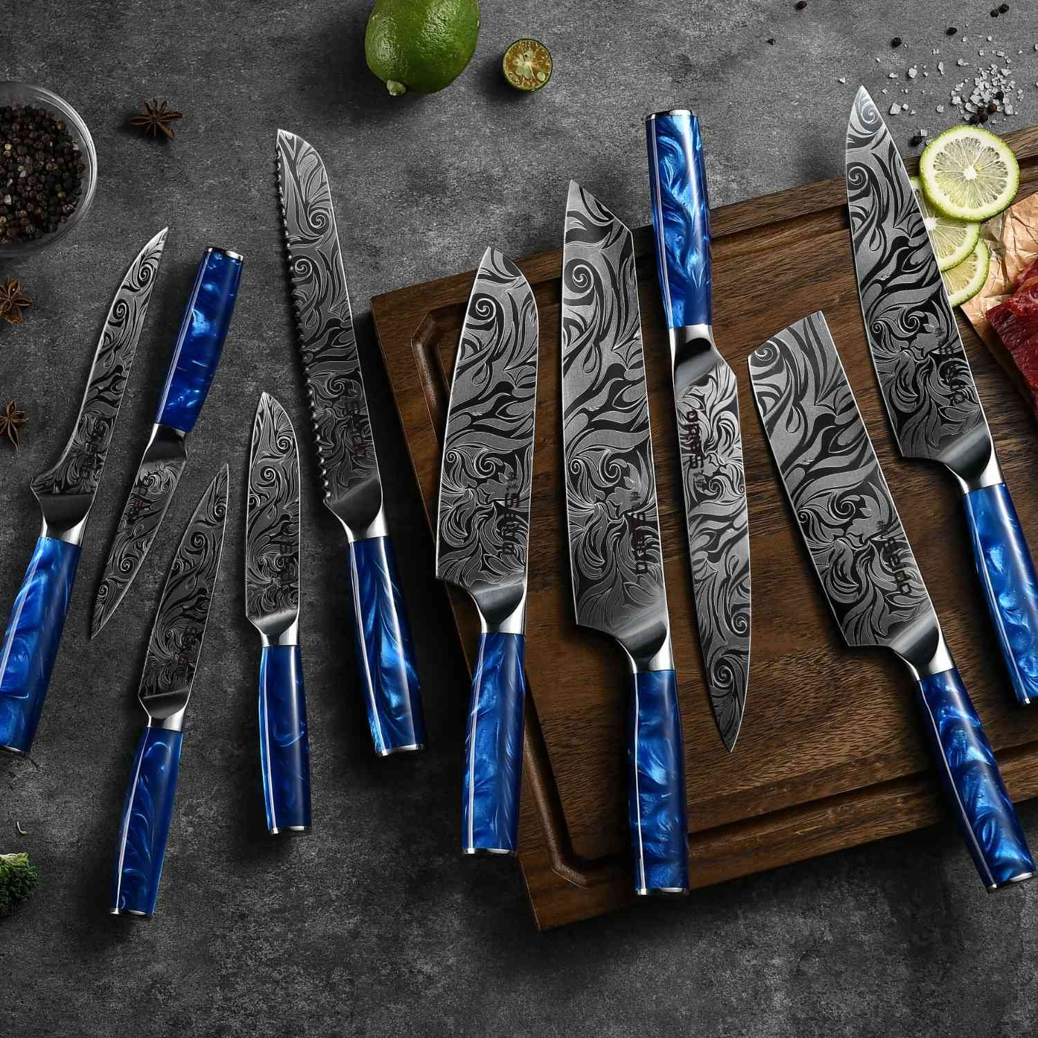 Tengoku10-pieceChefKnifeSet_Blue_1500_min_1.jpg Tengoku 10-Piece Blue Chef Knife Set - Image 1