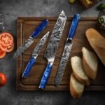 Tengoku 10-Piece Blue Chef Knife Set - Image 4