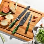 Tengoku 8-Piece Emerald Green Knife Set - Image 3