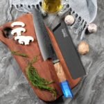 Kiritsuke Damascus Japanese Chef Knife - Image 6