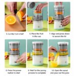 New portable rechargeable electric juicer, mini  juicer - Image 7