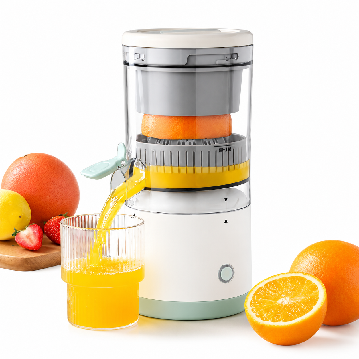 ChatGPT Image 2026年8月7日 00_35_35 New portable rechargeable electric juicer, mini juicer - Image 1